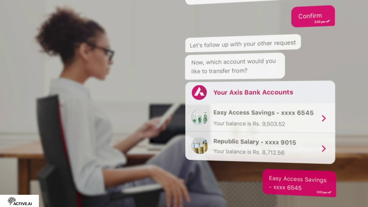 Axis Bank, Aha! Virtual Banking Assistant