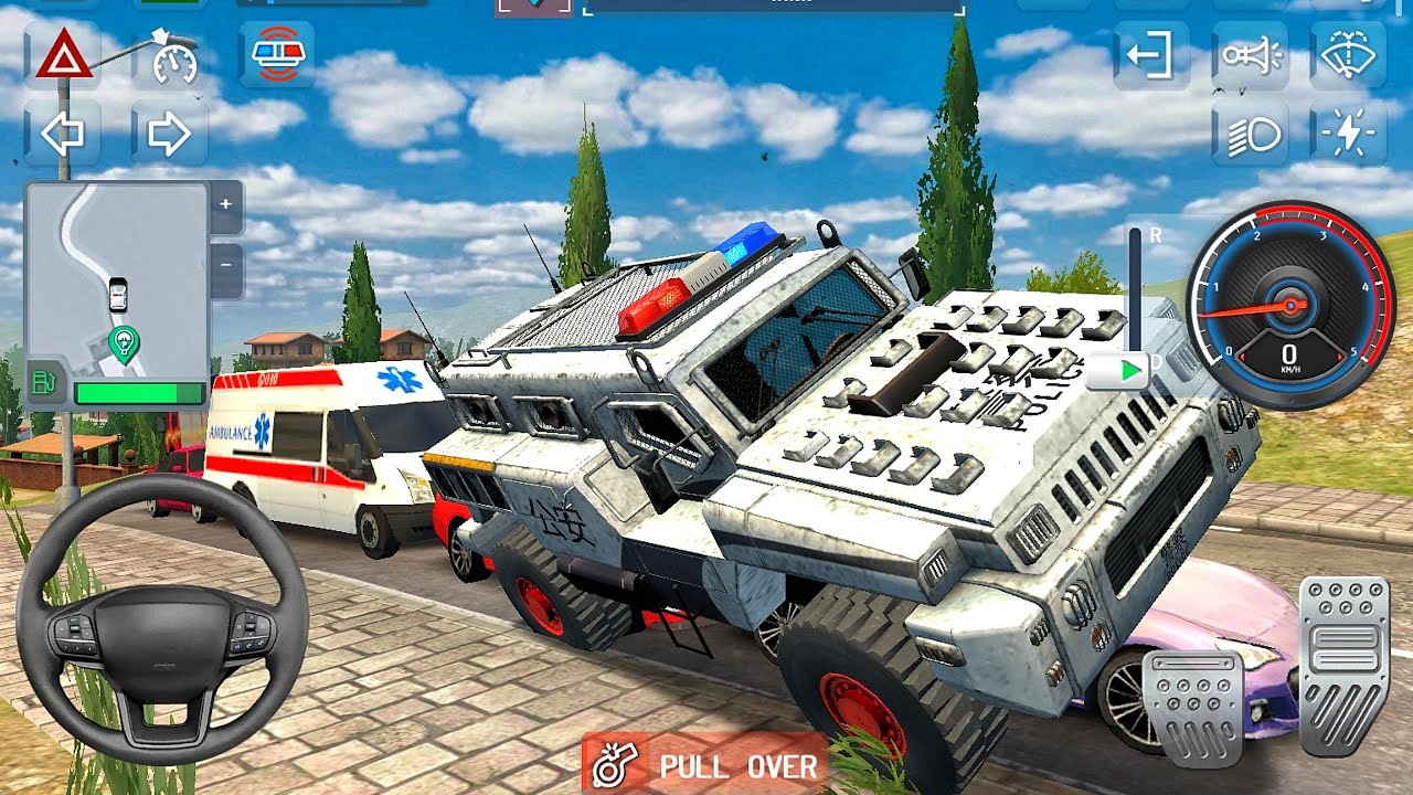 New Police Simulator 2026 - Multi-Storey Police Big SWAT Truck Chasing 3D Car Game Android GamePlay