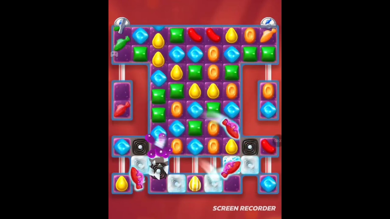 Screen recorder #game candy crush Soda Saga 🍭