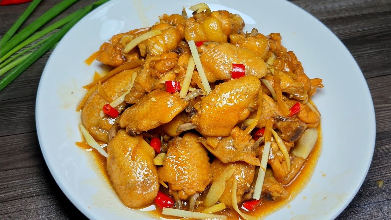 c&aacute;ch l&agrave;m C&Aacute;NH G&Agrave; KHO GỪNG m&oacute;n ăn ngon cho bữa cơm gia đ&igrave;nh
