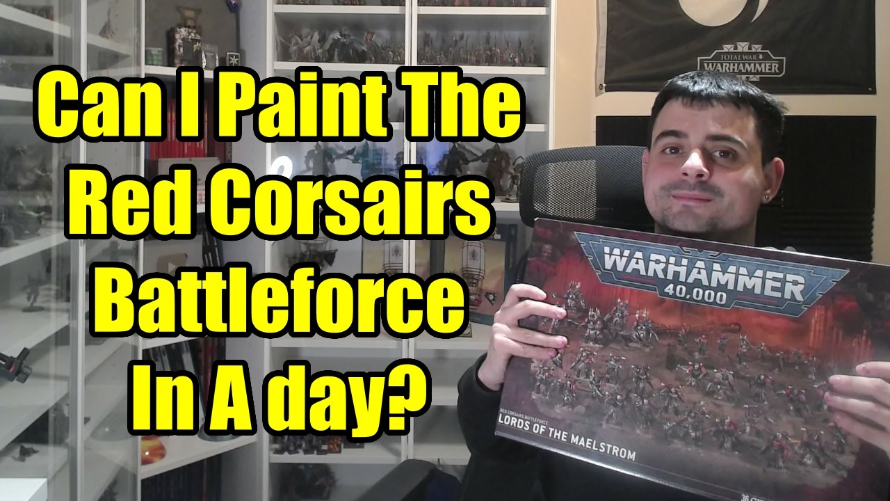 Can I Paint The NEW RED CORSAIRS Battleforce In A Day? - Warhammer 40k
