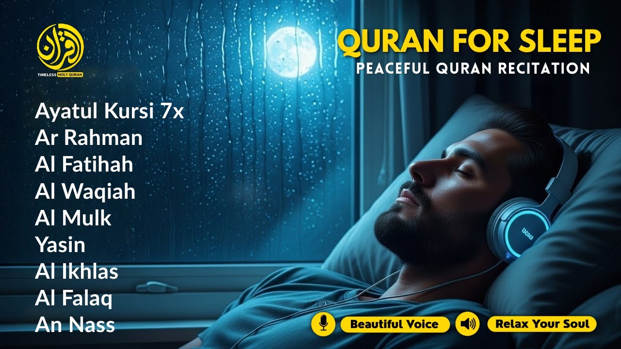 Relaxing Quran Recitation For Deep Sleep And Your All Problems Solve