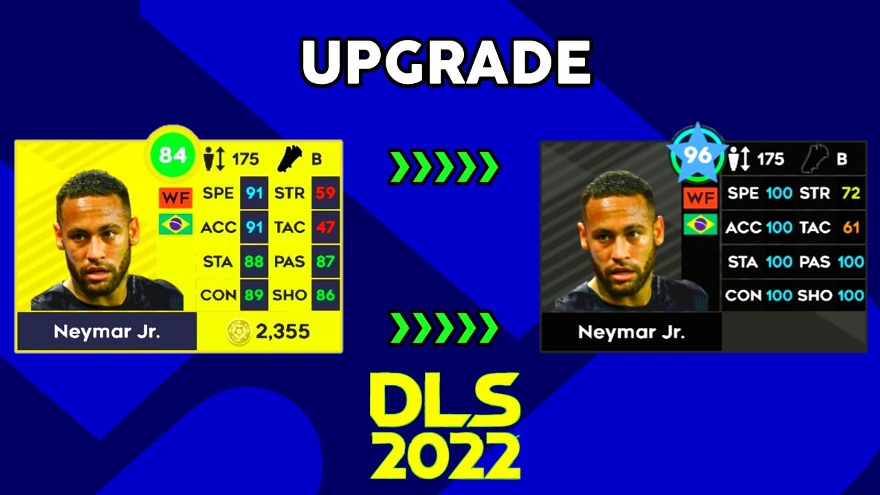 Upgrade Neymar Jr in DLS 22 | Dream League Soccer 2022