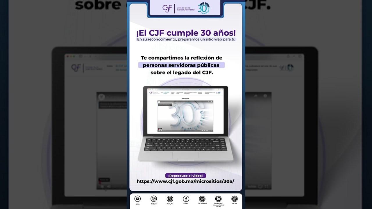 🔵#CJF30A&ntilde;os | Conoce parte del legado de la Judicatura y sus &oacute;rganos auxiliares  👩&zwj;💻👨&zwj;💻