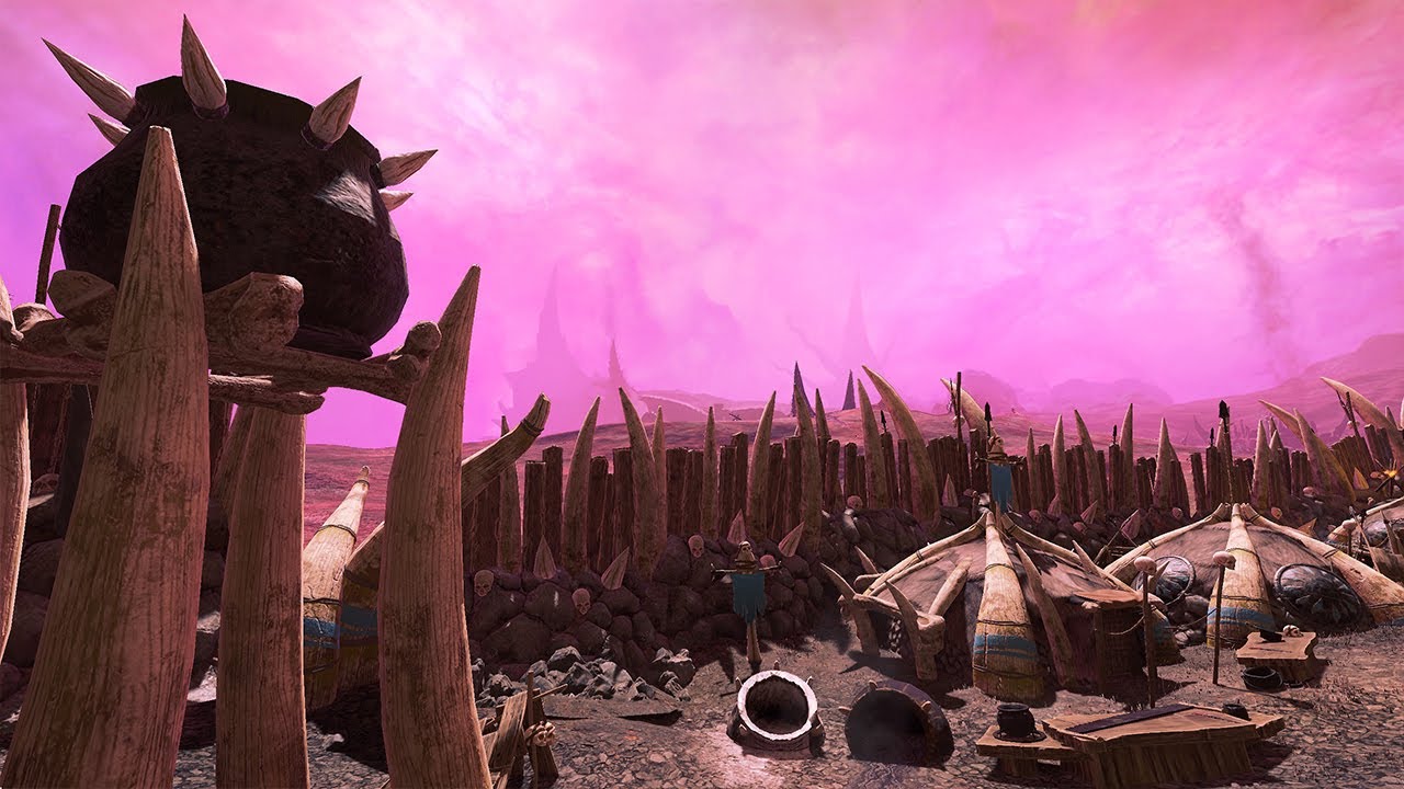 Building Ogre Camps In The Chaos Gods Realms Changes The Sky And Surroundings