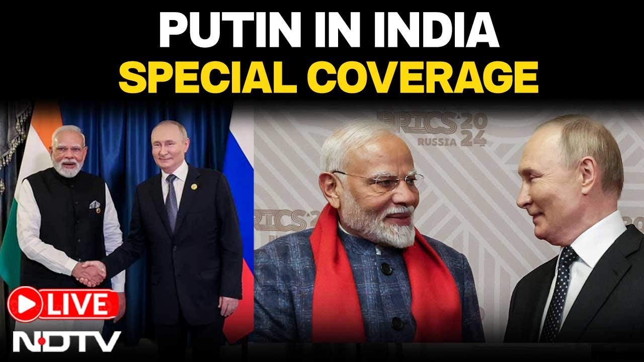Putin In India LIVE Updates | Putin Visits India | Putin India Visit | Russian President Putin LIVE