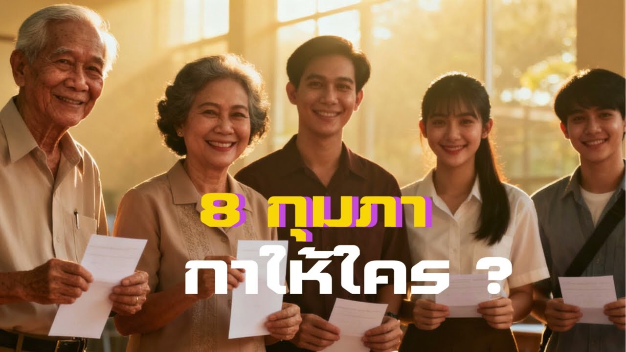 8 กุมภา กาให้ใคร | เพลงชวนคิดก่อนเลือกตั้ง 🎵 ใช้สิทธิ์ด้วยใจเพื่อประเทศไทย