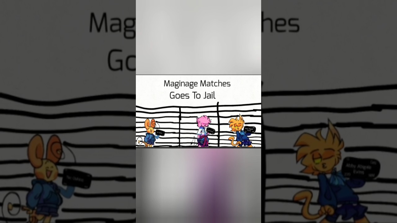 Maginage Matches Goes To Jail Lol🤣 #tac#lucian#abby#maginagematches#fnf