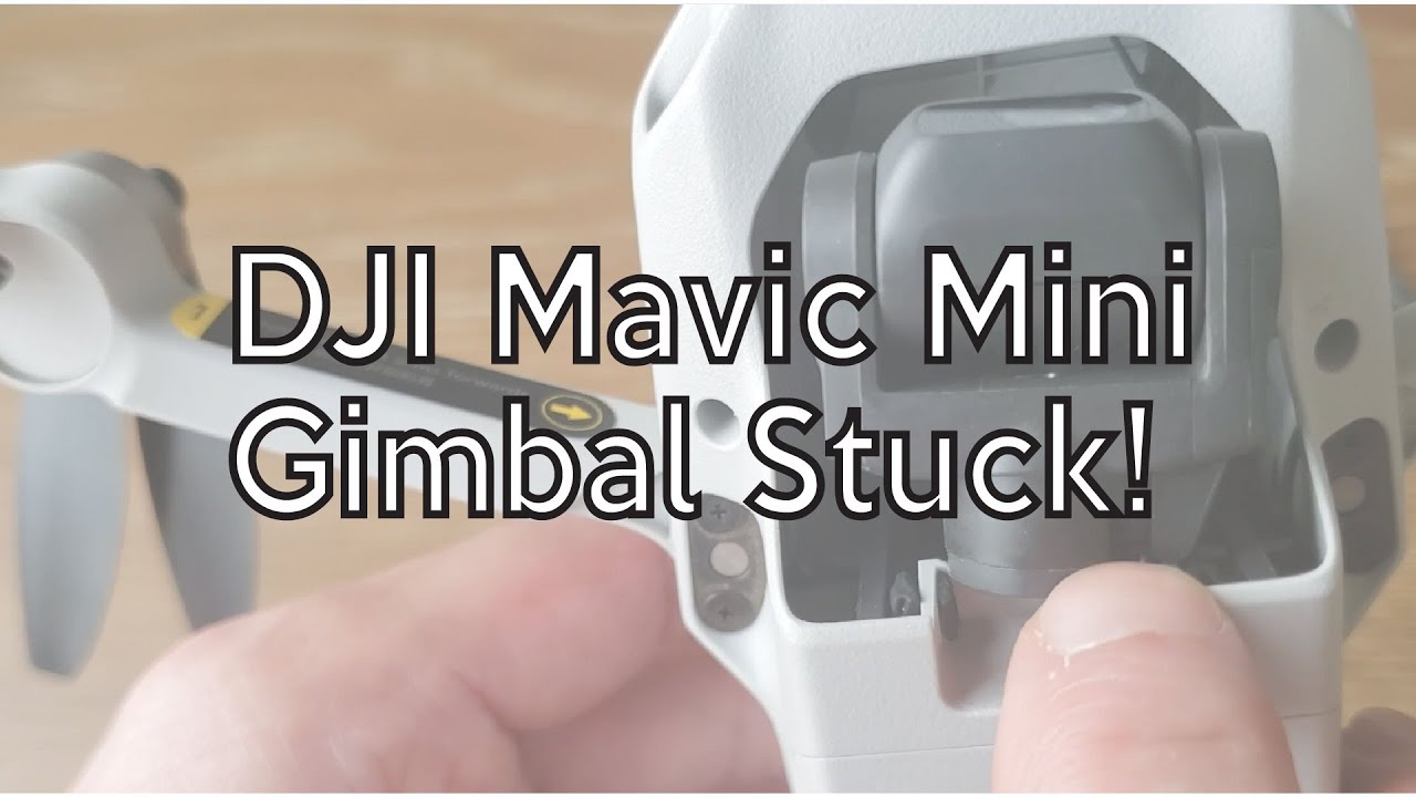 Mavic Mini - Gimbal Stuck Error with Fix!