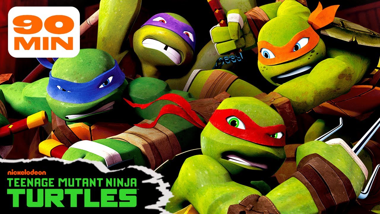 90 MINUTES of One TMNT Fight Scene from EVERY Season 1 Episode! ⚔️ | Teenage Mutant Ninja Turtles