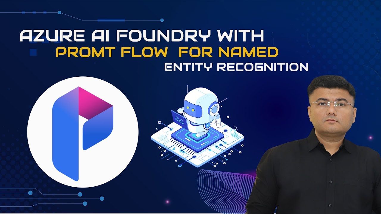 AI-900  Azure AI Foundry with Prompt Flow for Named Entity Recognition #ai