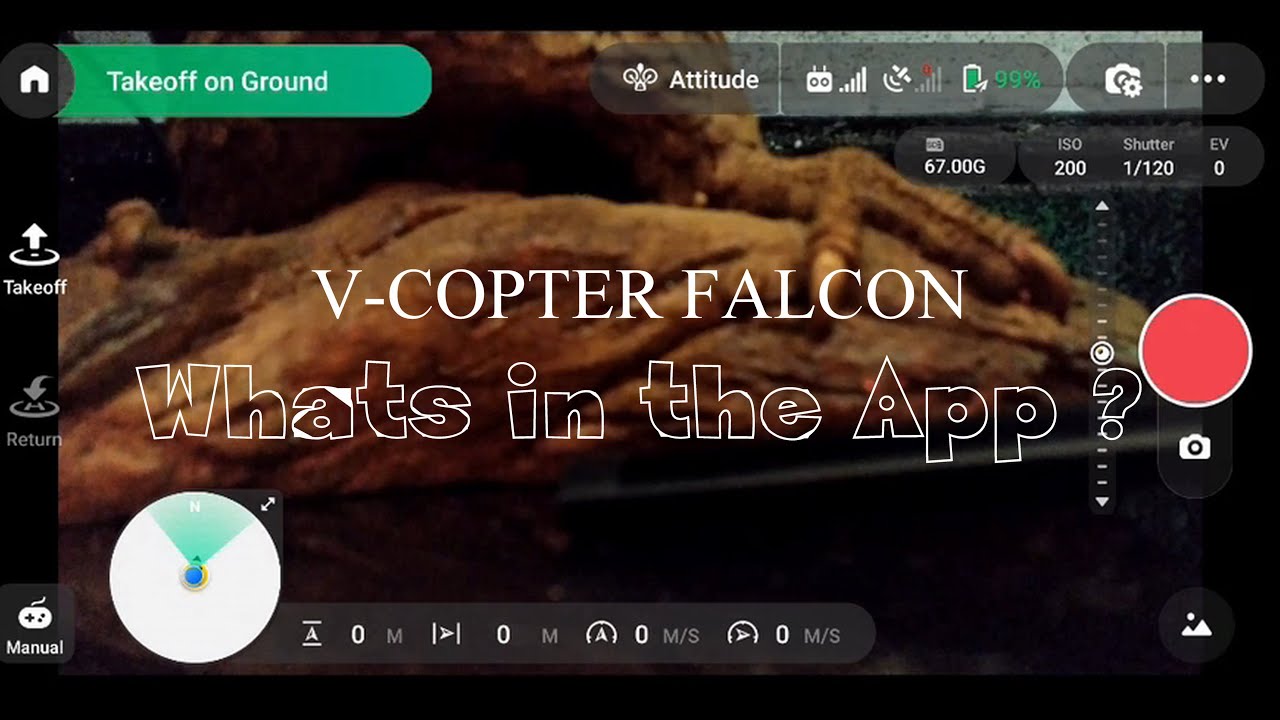 V-COPTER FALCON What's in the APP?