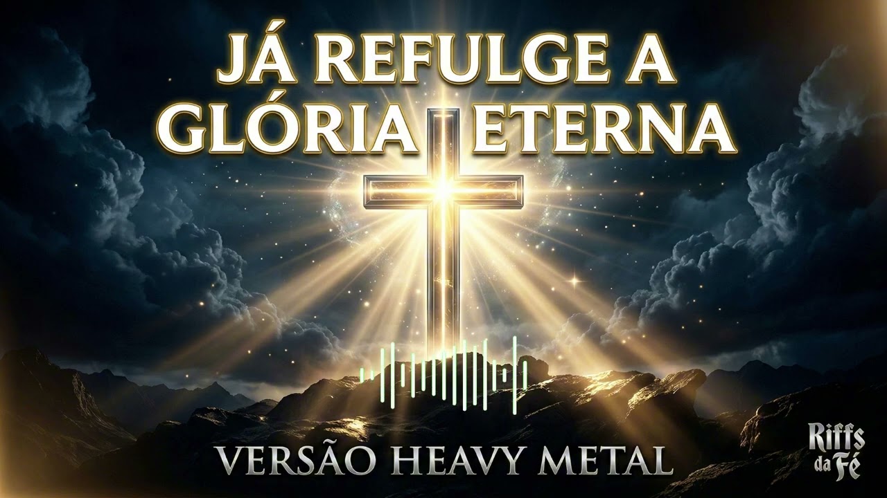 JÁ REFULGE A GLÓRIA ETERNA - Versão HEAVY METAL ÉPICA | Luz e Vitória em Riffs Pesados ⚡✝️