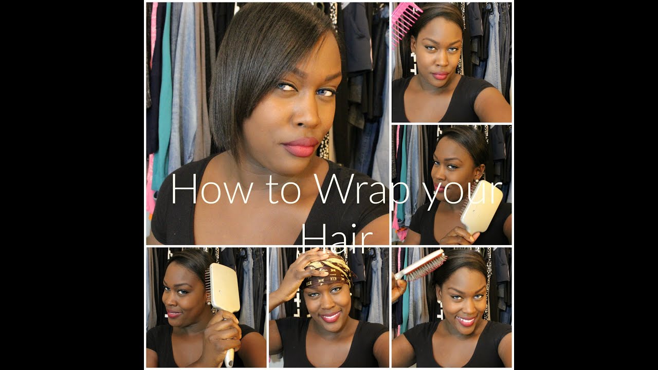 HAIR | How to wrap and un-wrap short HAIR *UPDATE*