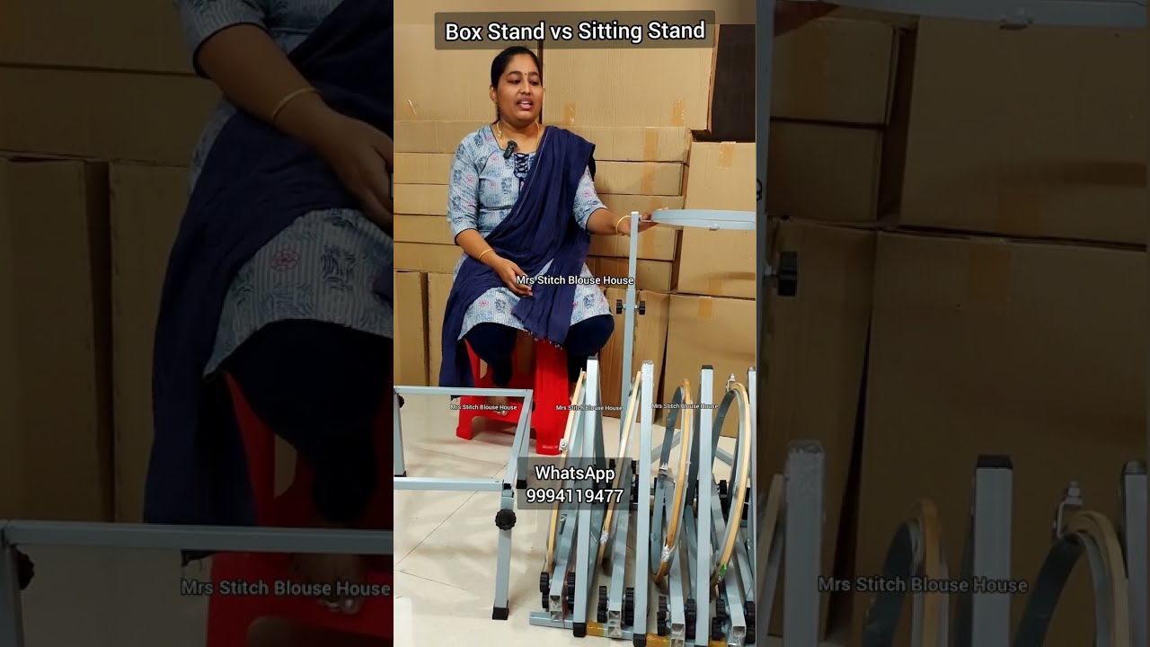 Best Aari Stand? Box vs Sitting / Aari Work for Beginners Free Online Aari Embroidery Classes Tamil