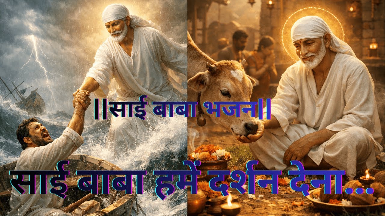 साई बाबा भजन साई बाबा हमें दर्शन देना, सफल जीवन होगा।