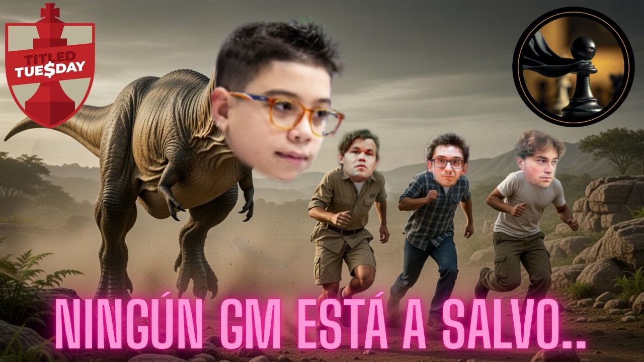 🌟FAUSTINO ORO HUMILLANDO A GM EN TITLED TUESDAY😂Magnus Carlsen otra vez peor⁉️