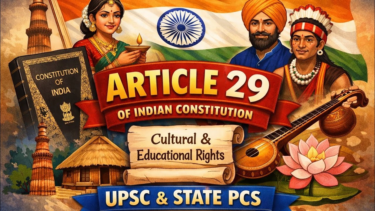 Article 29 of Indian constitution #upsc #mlaxmikanthconstitution 