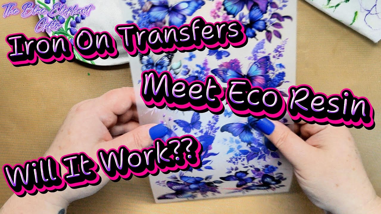 Iron On Transfers And Eco Resin....Will It Work?/ Resin Molds Express August Box/ EP 287