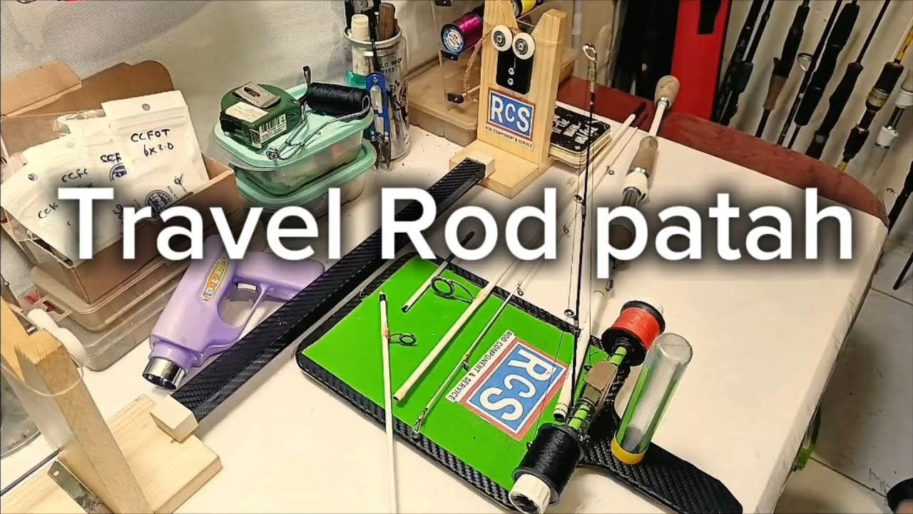 Ultralight travel rod patah