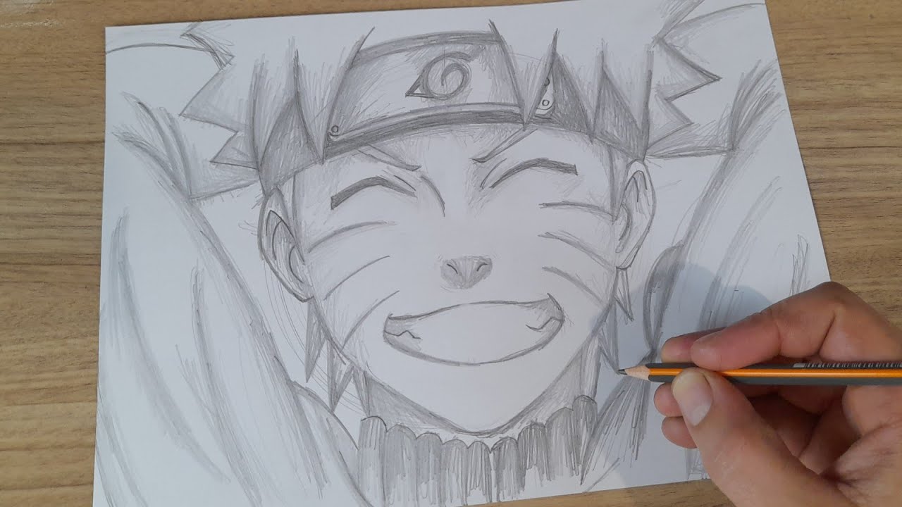 COMO DESENHAR NARUTO UZUMAKI