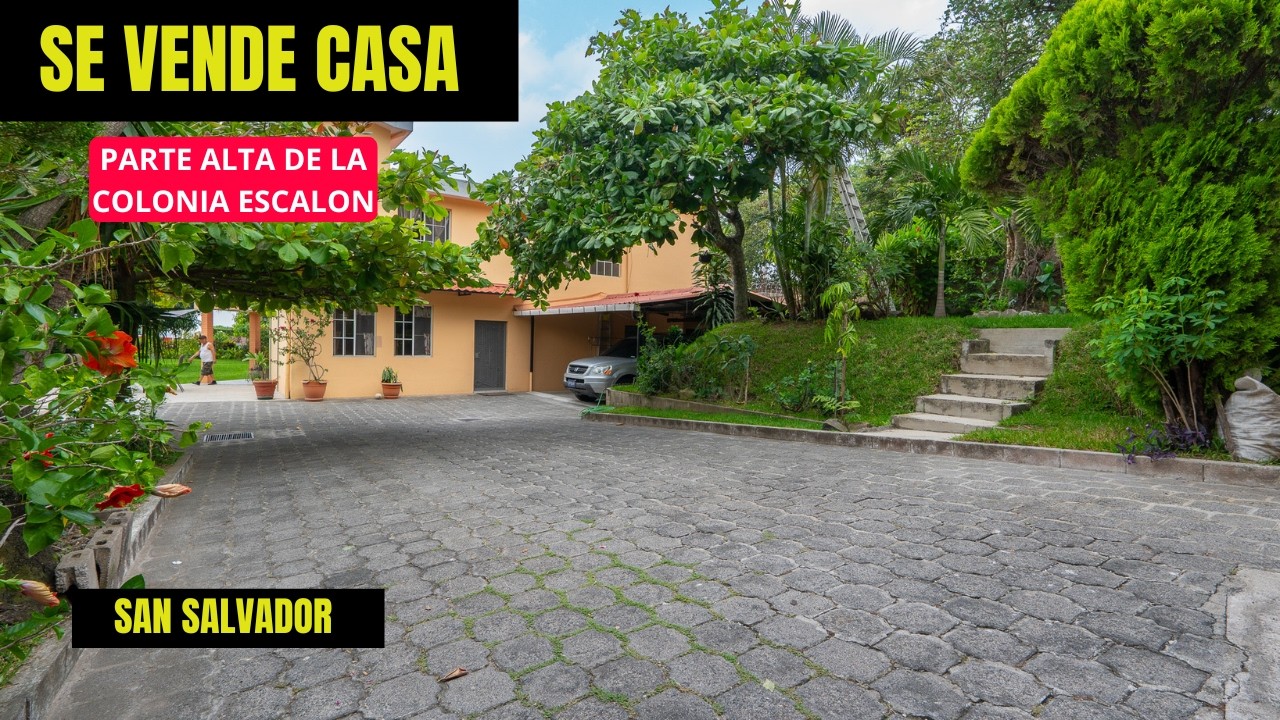 CASA DE GRAN TAMA&Ntilde;O 🏡 | EN VENTA EN COLONIA ESCAL&Oacute;N, San Salvador