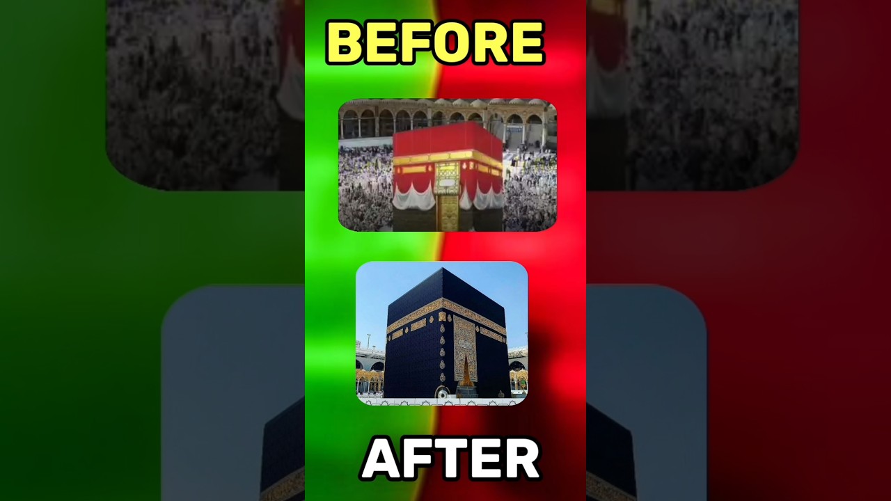 Kaaba Kiswa: Pehle Red, Ab Black? | Janiye Puri Kahani 😱 #shorts