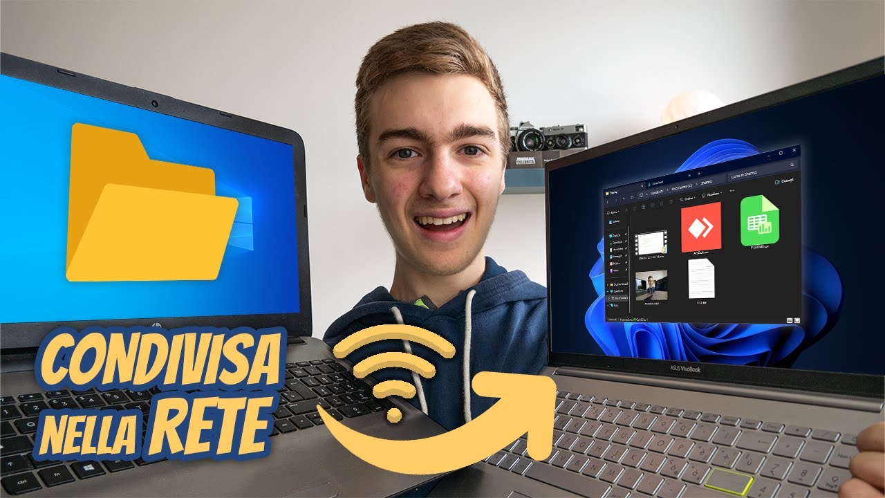 CONDIVIDI FILE SENZA INTERNET grazie alle Cartelle Condivise in Rete Locale [Tutorial Semplice]