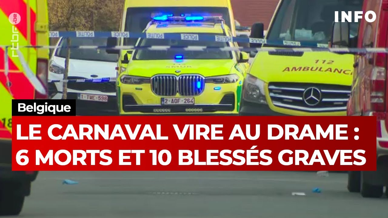 Édition spéciale : drame au carnaval de Strépy-Bracquegnies en Belgique - RTBF Info