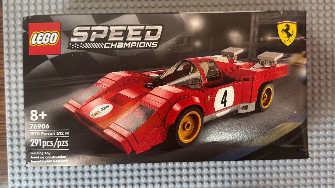 Lego Ferrari 512 1970 #lego #legobuild #legospeedchampions #ferrari 
