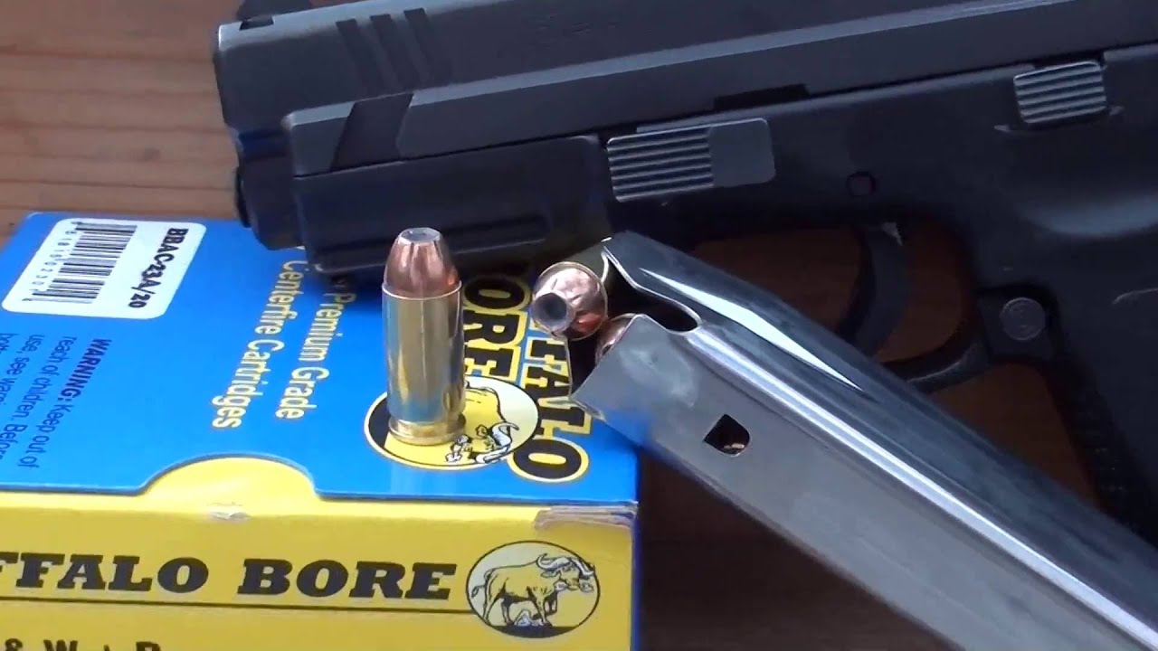 40 S&W +P Buffalo Bore 155gr JHP Ballistic Gel Test