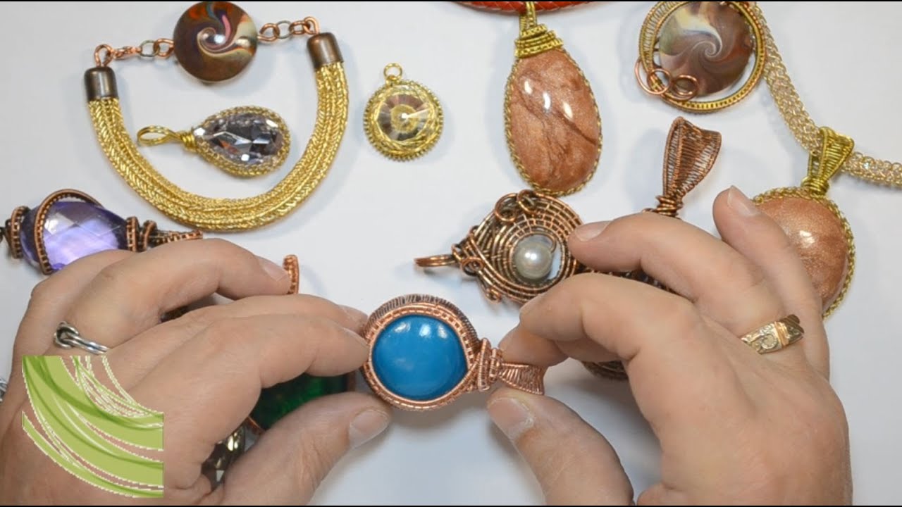 Как оплести кабошон проволокой в технике Wire Wrapping
