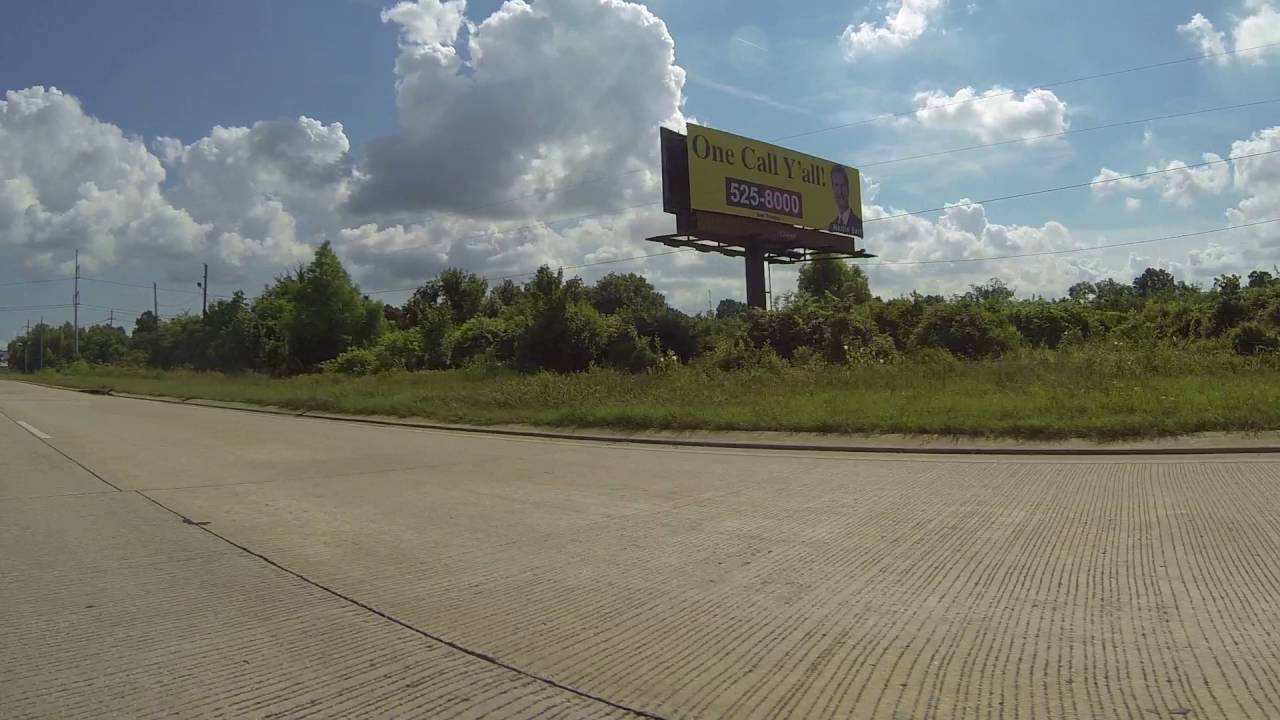 Avondale to New Orleans, Louisiana, US 90 to I-610, 1 August 2016 GOPR1153