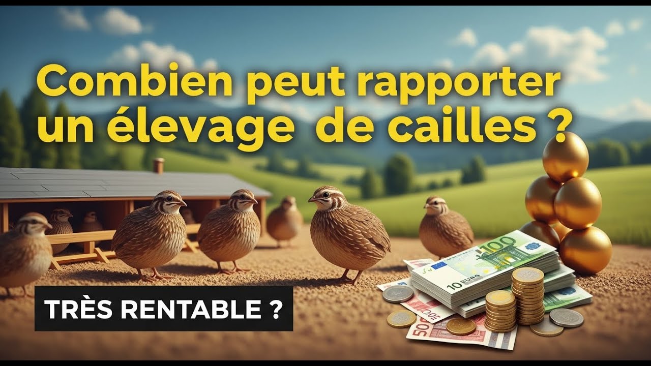 COMBIEN PEUT RAPPORTER UN ELEVAGE DE CAILLES