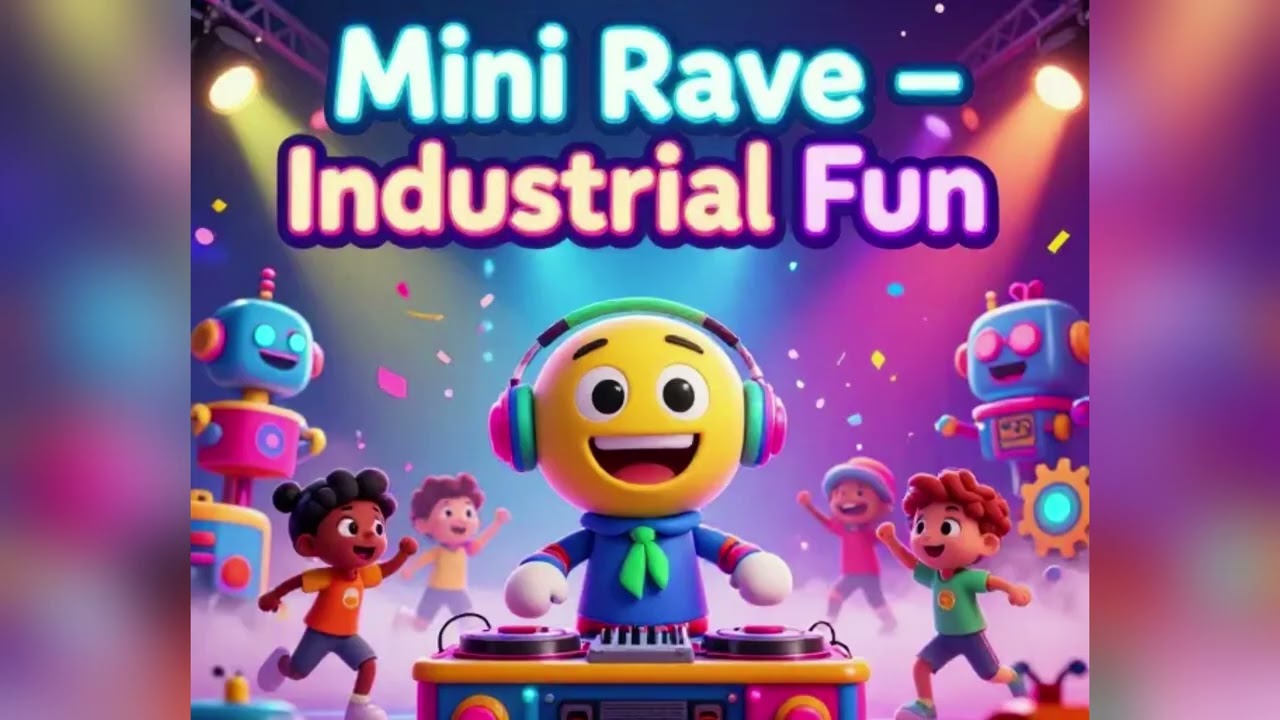 Mini Rave – Industrial Fun 🎶 | Kinderfreundlicher Techno Hit