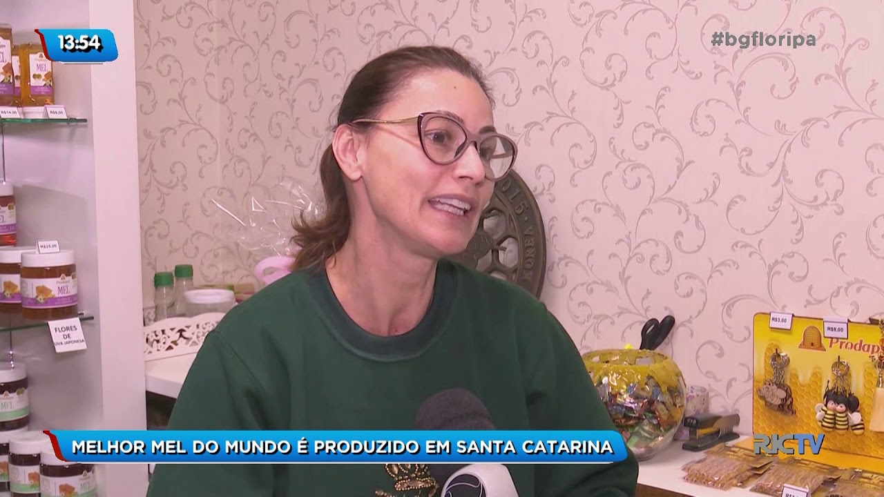 O melhor mel do mundo é produzido em Santa Catarina