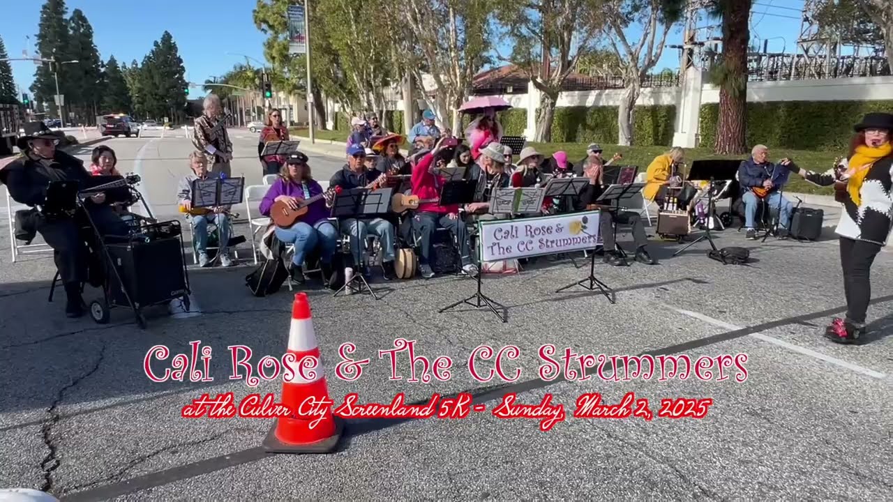 CALI ROSE & THE CC STRUMMERS--2025 SCREENLAND 5K SHOW--VIDEO COMPILATION