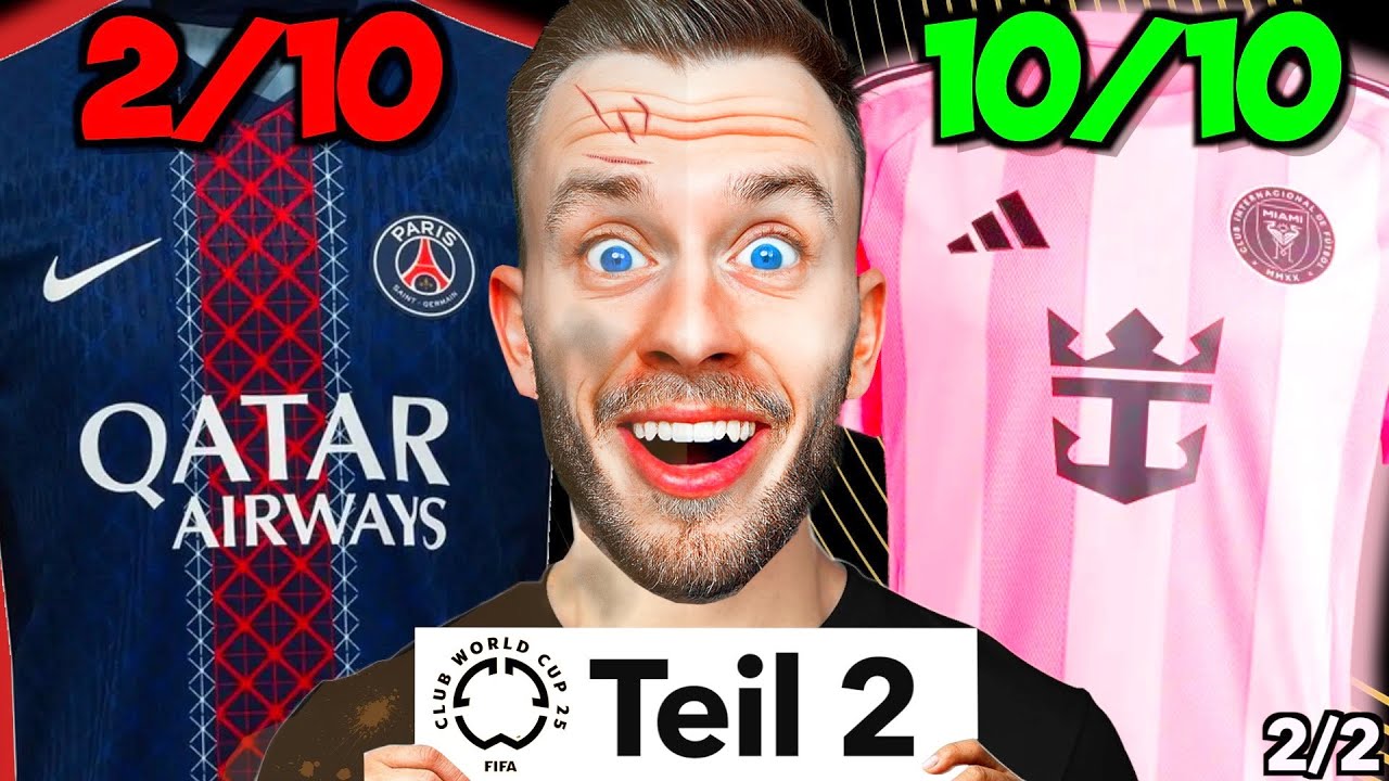 Mein FIFA CLUB WM Trikot Ranking! 👀 Wer hat das Schönste? 😍 Wer das Hässlichste? 💩 (Teil 2)