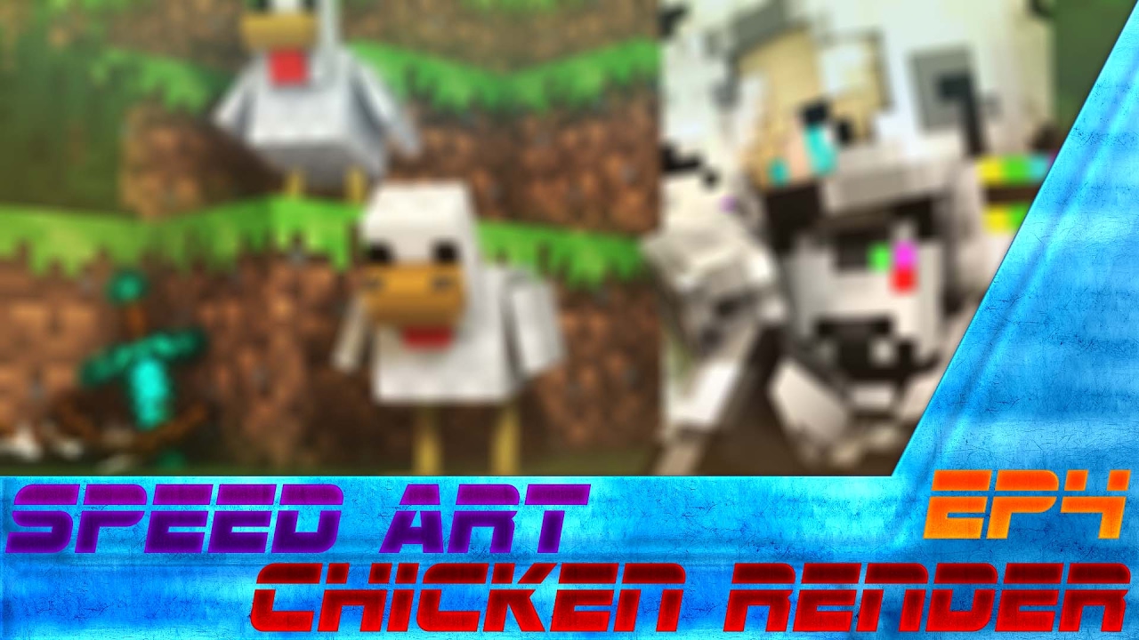 Speed Art | Chicken Render | Cybernova!
