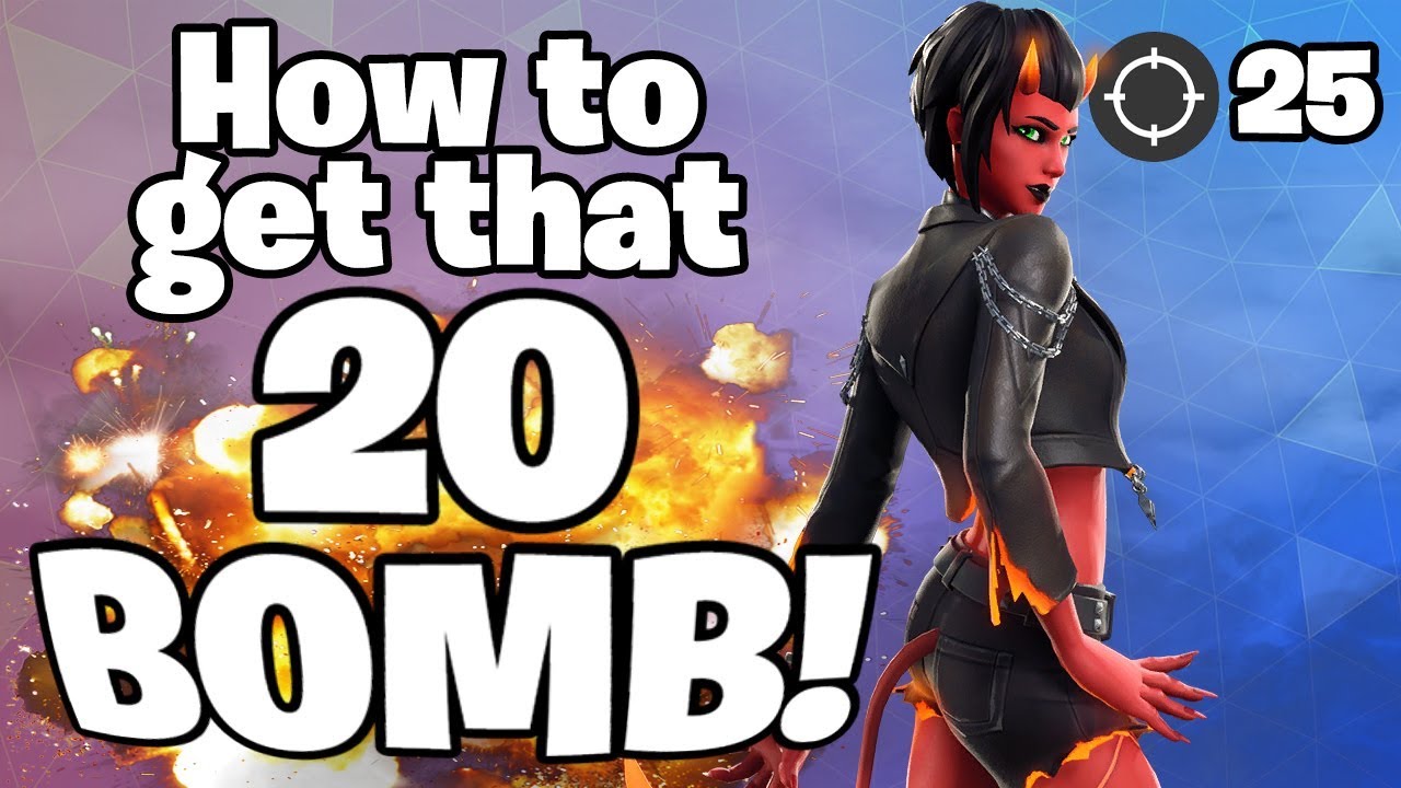 [Fortnite]How to get a 20 Bomb! w/ Japanese streamer Tonbo of 4RaiF