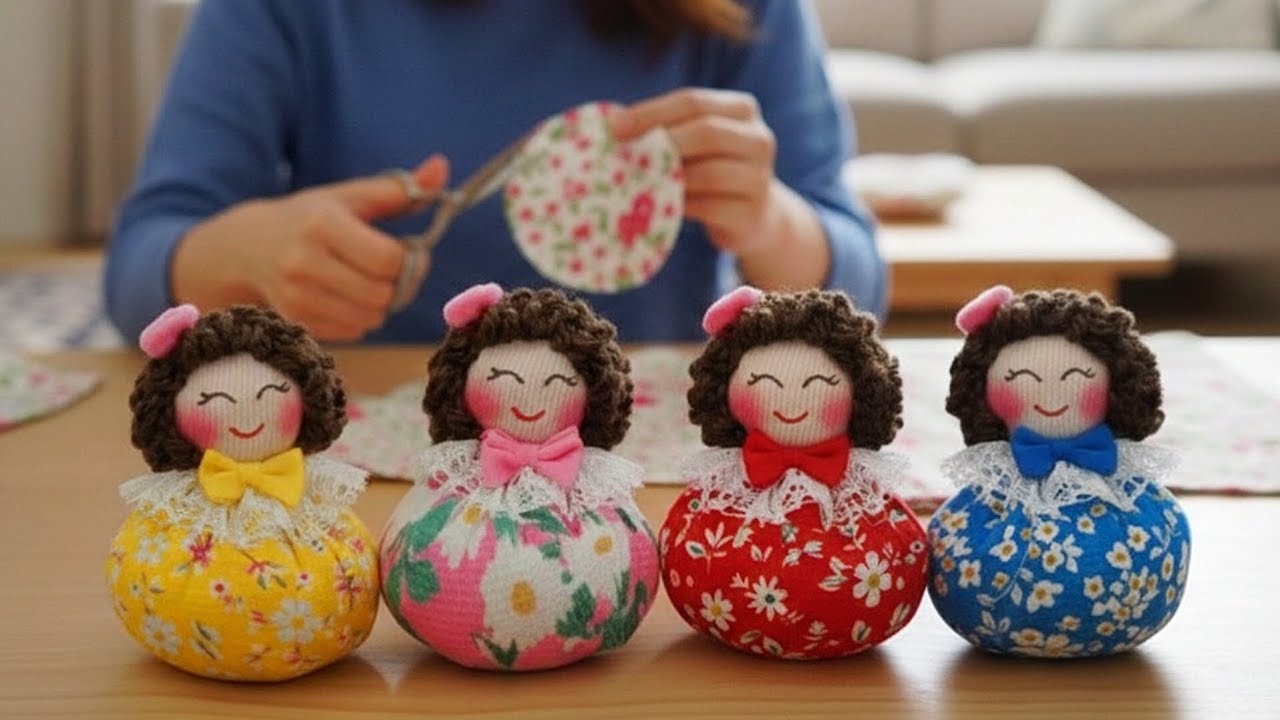 Handmade cloth doll without sewing machine I made and sold a bunch of ideas for beginners. 