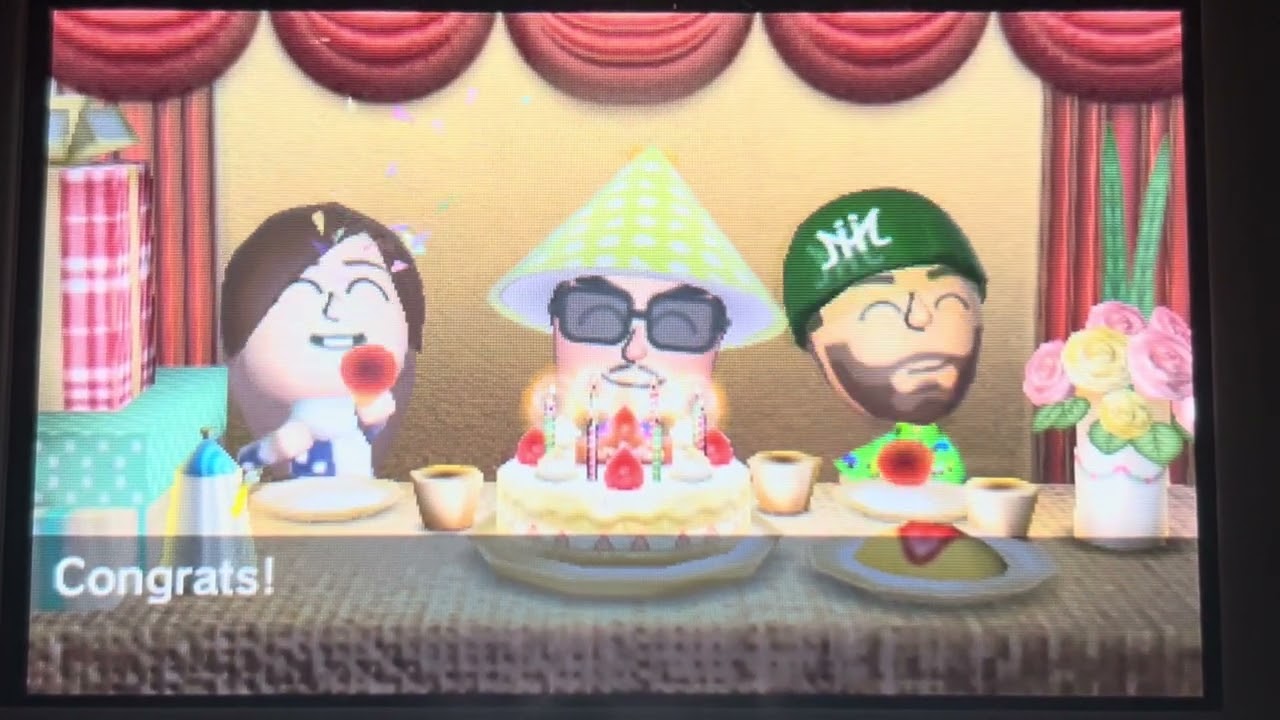 Tomodachi life - Happy birthday Quintin