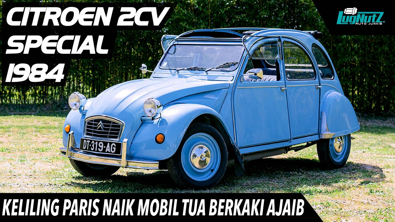 Keliling PARIS 🇫🇷 Naik MOBIL TUA Citroën 2CV! EMPUKNYA Bikin Mobil Baru MALU! Bantingannya AJAIB!👌🏻