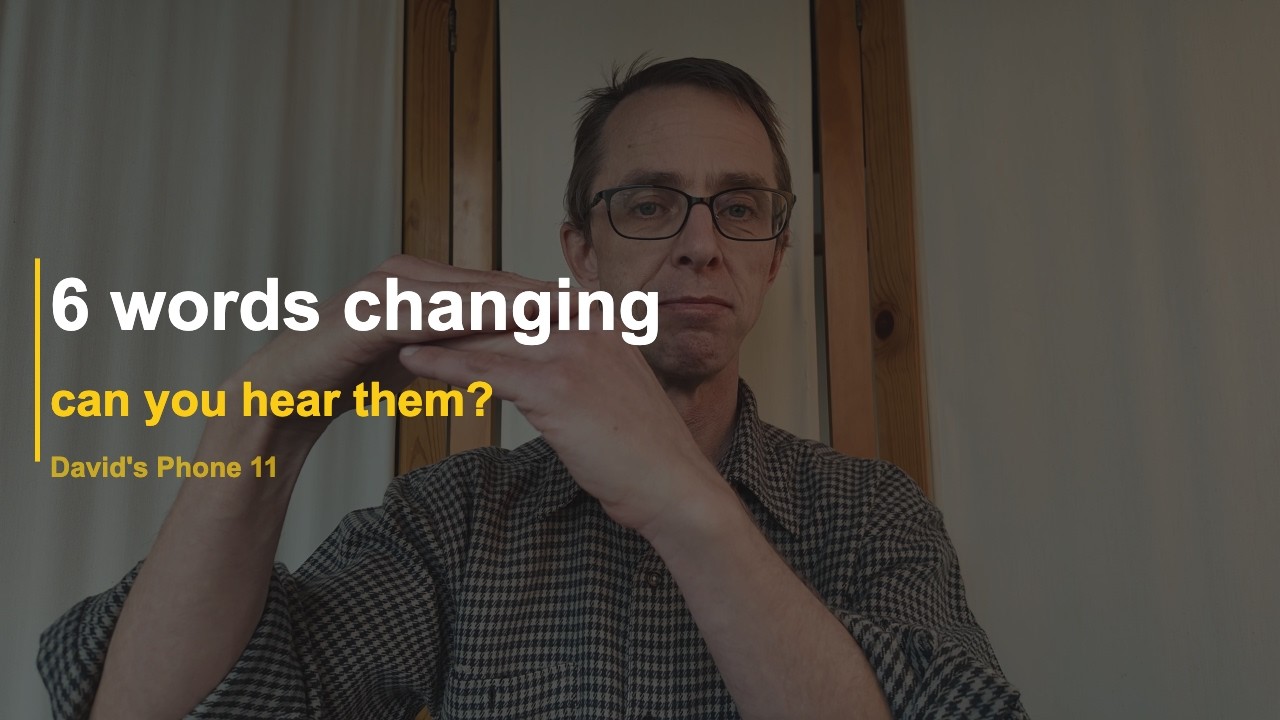 6 Words Change Shape in ONE Sentence | David's Phone #10