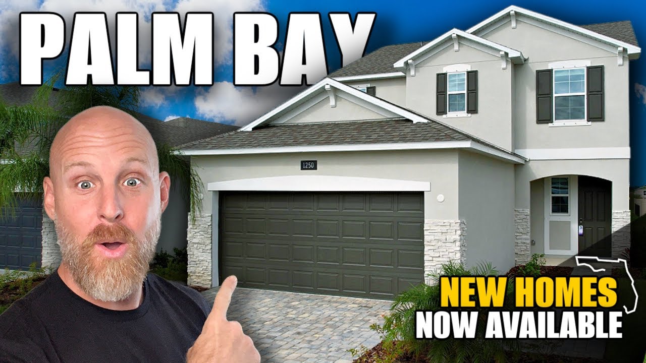 🚧 New Construction Palm Bay Under $400k // Landsea Homes Juniper // Gardens at Waterstone