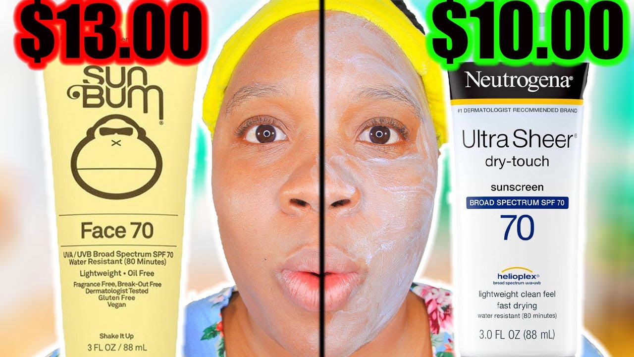 Sun Bum Sunscreen vs. Neutrogena Sunscreen