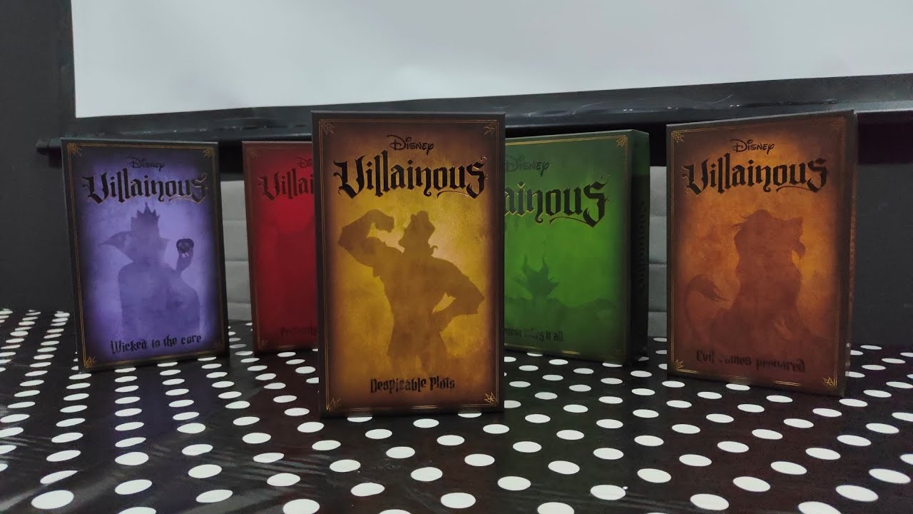 DISNEY VILLAINOUS DESPICABLE PLOTS Unboxing.