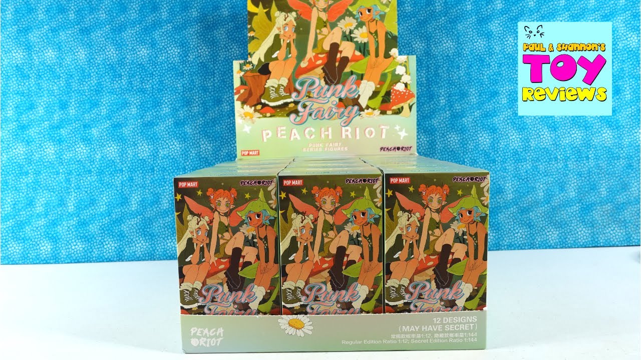 Распаковка фигурки Peach Riot Punk Fairy Pop Mart Blind Box