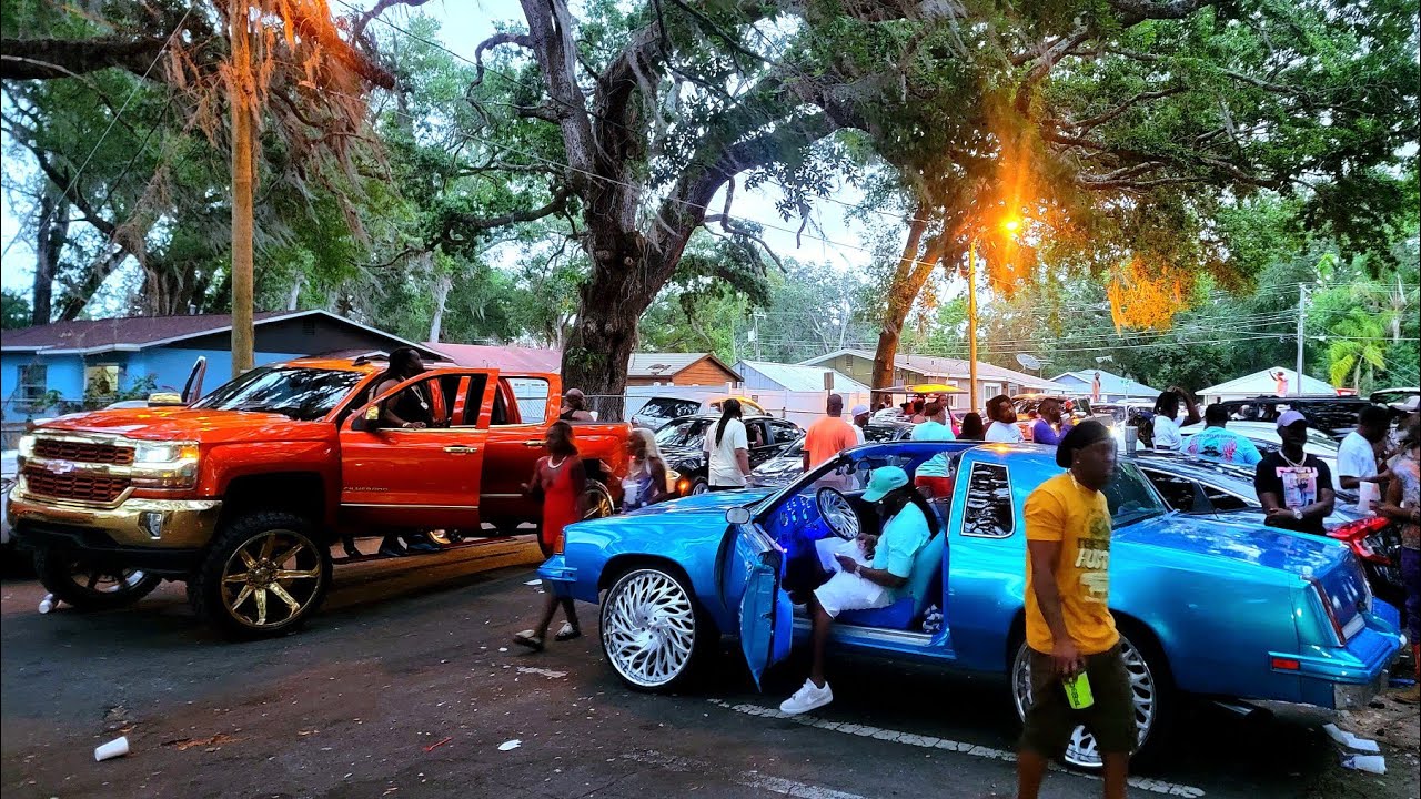 EASTER SUNDAY SWISHA K EASTER DAY BLOCK PARTY PT2 2K23 LAKELAND, FL  BIG RIMS / AMAZING WHIPZ