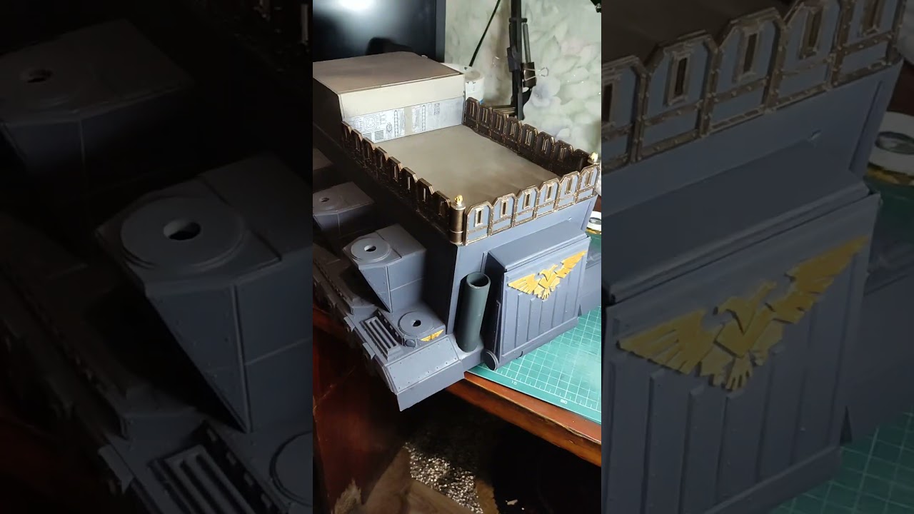 робота над паперовим танком з #W40k. #papercraft #scalemodel #warhammer40k #hobby #tehnologie #tank